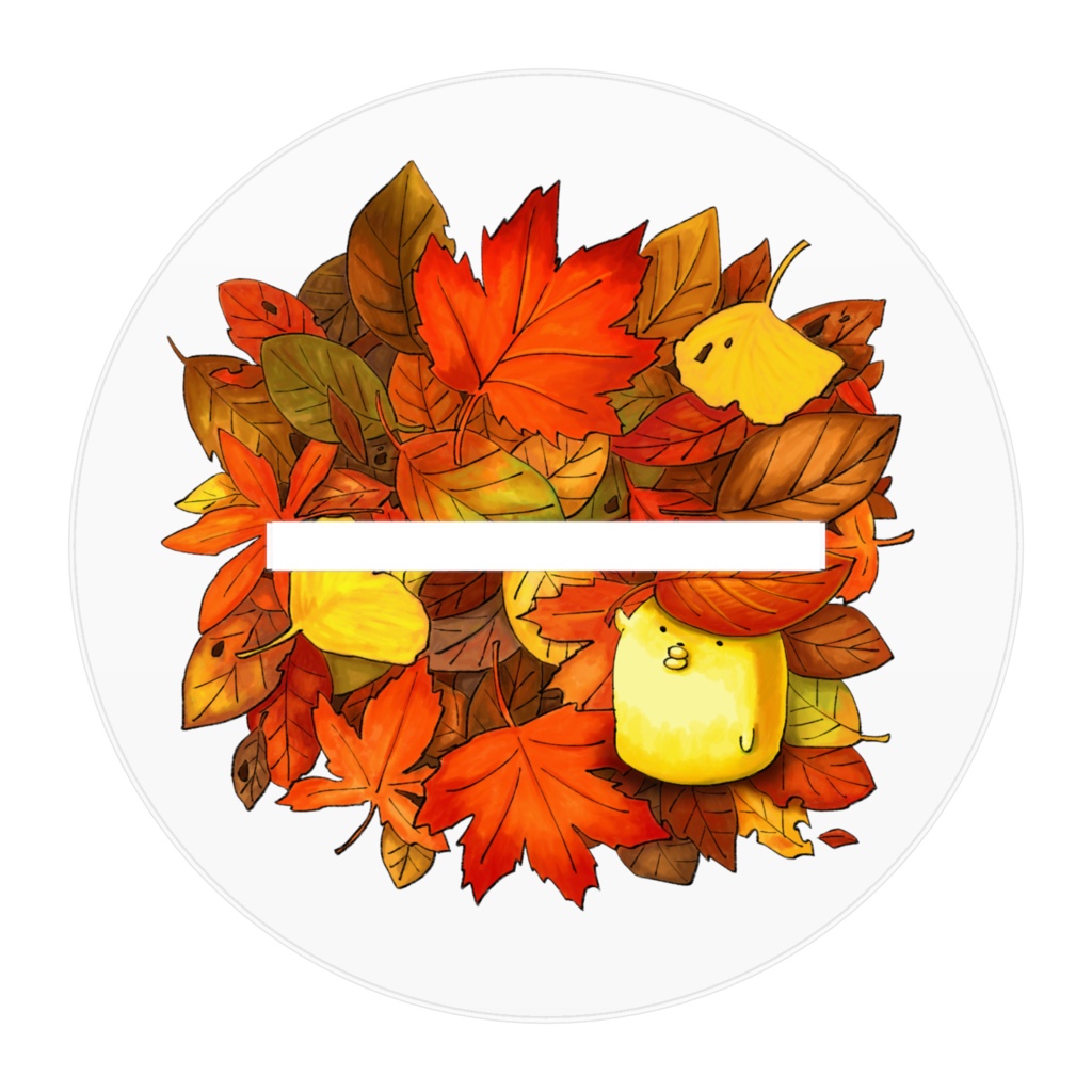 キノコと落葉とネコ