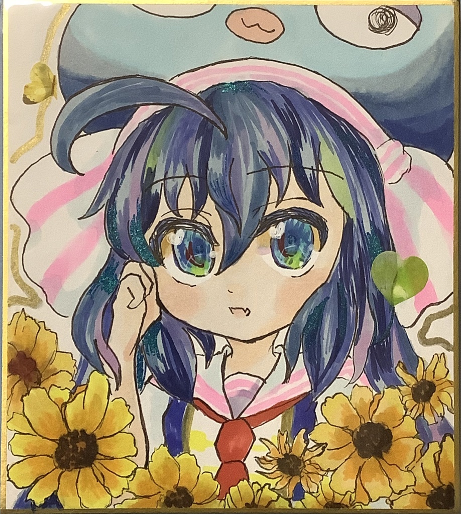 音街ウナ ミニ色紙