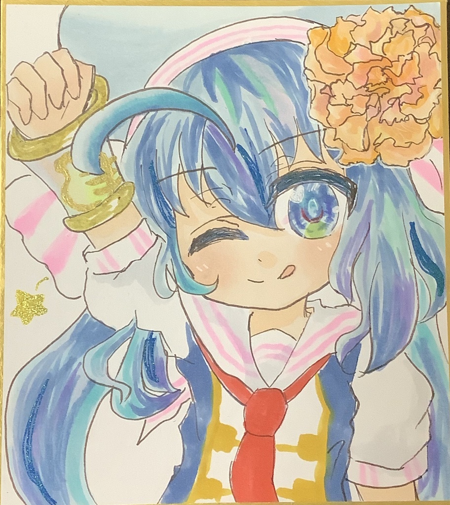 音街ウナ ミニ色紙