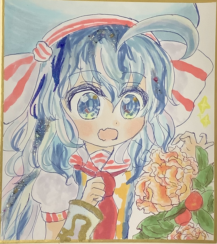 音街ウナ ミニ色紙