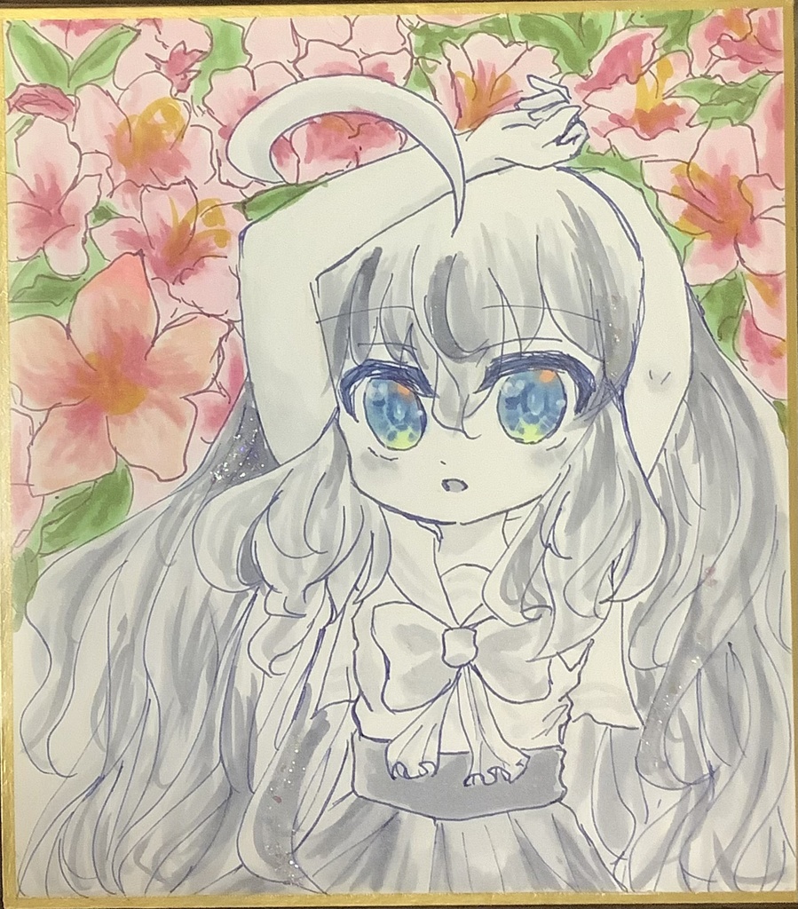 音街ウナ ミニ色紙