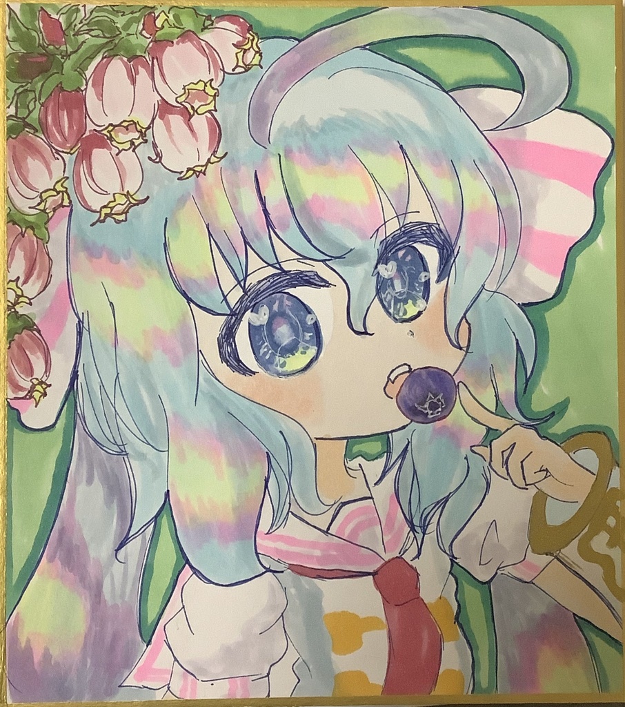 音街ウナ ミニ色紙