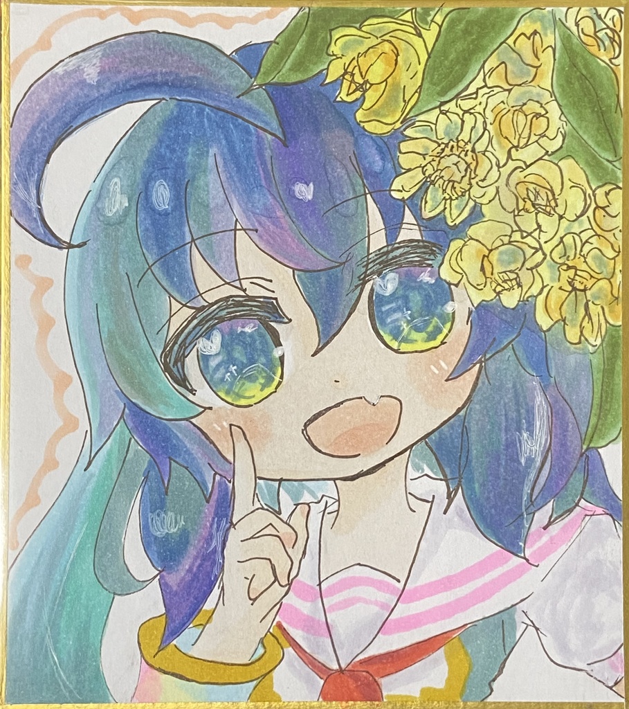 音街ウナ ミニ色紙