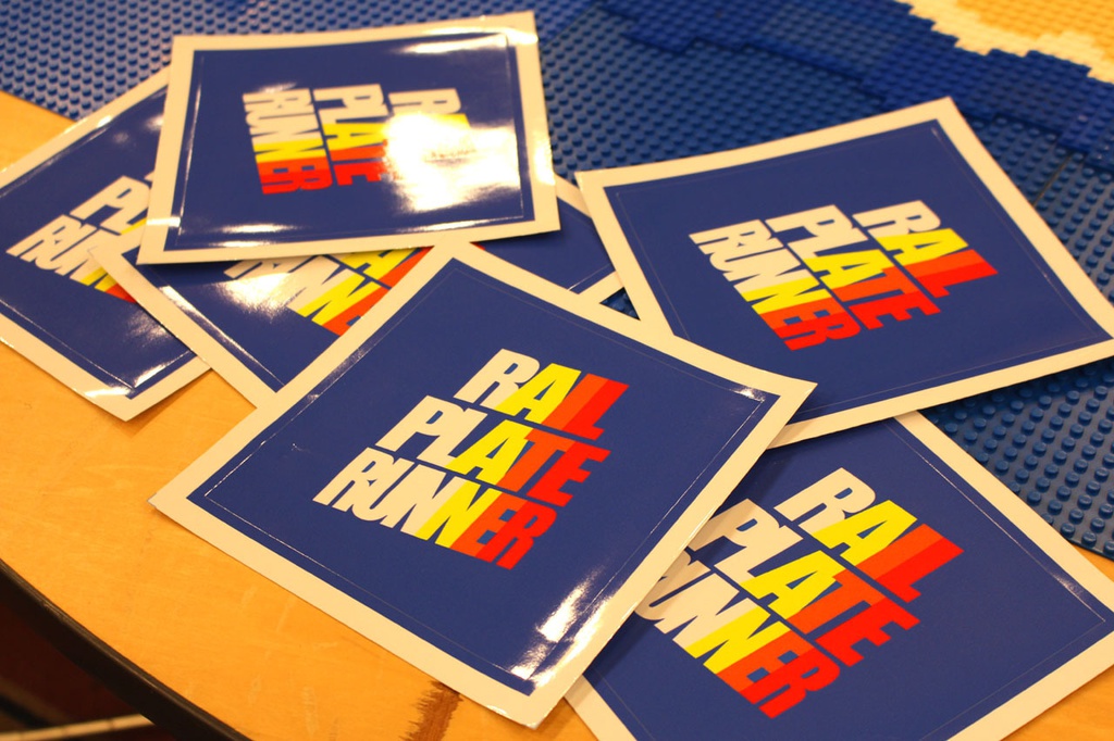 Rail Plate Runner Sticker