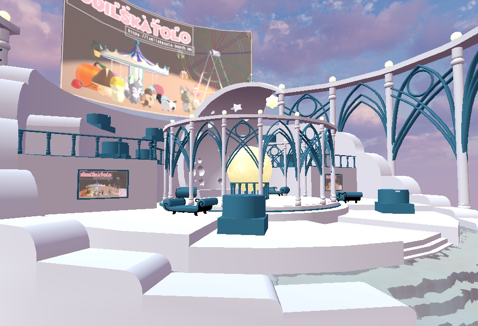 【clusterワールド】Moon Exhibition Hall