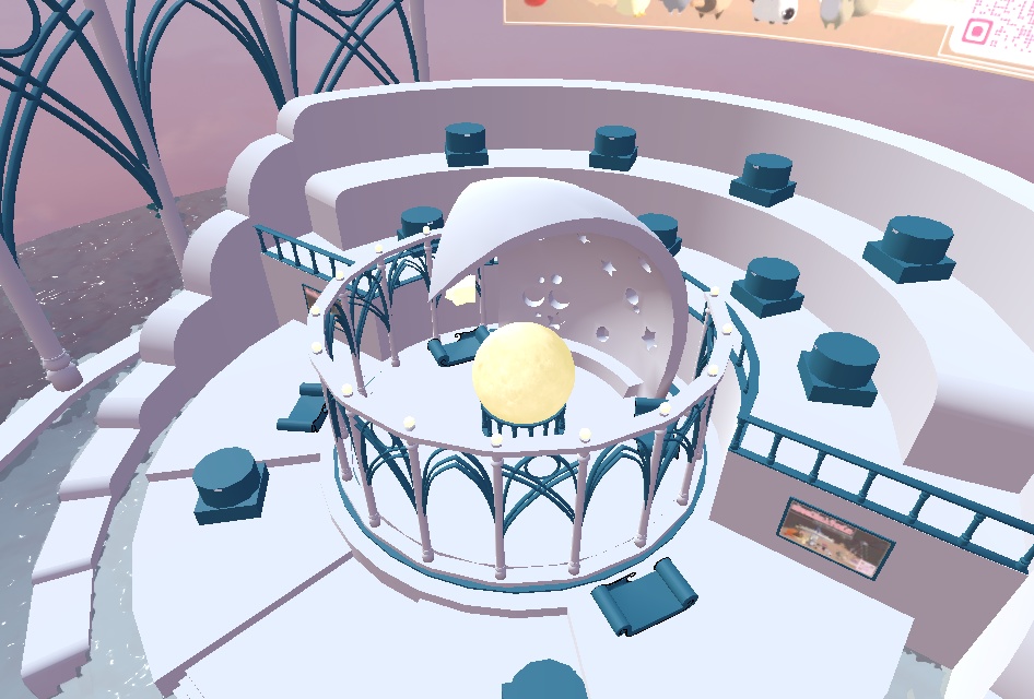 【clusterワールド】Moon Exhibition Hall