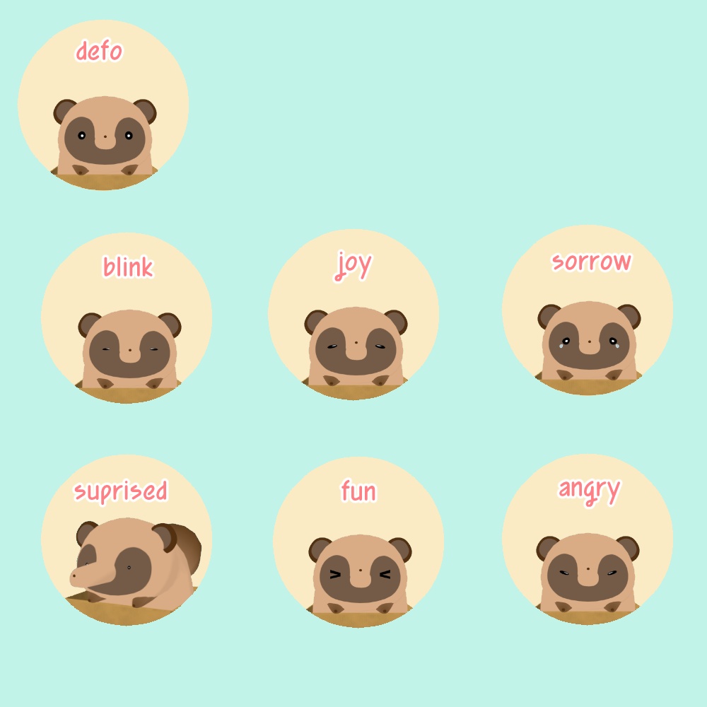 【VRM/cluster対応】箱入りたぬぽん/オリジナル3Dモデル