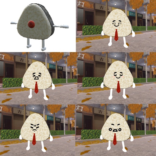 【VRM/cluster対応】バーコードおじぎり/オリジナル3Dモデル