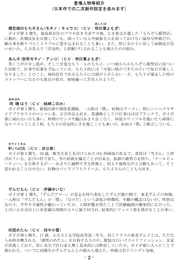 ボイボ寮最後の日~私、ずんだもち子さんになります!