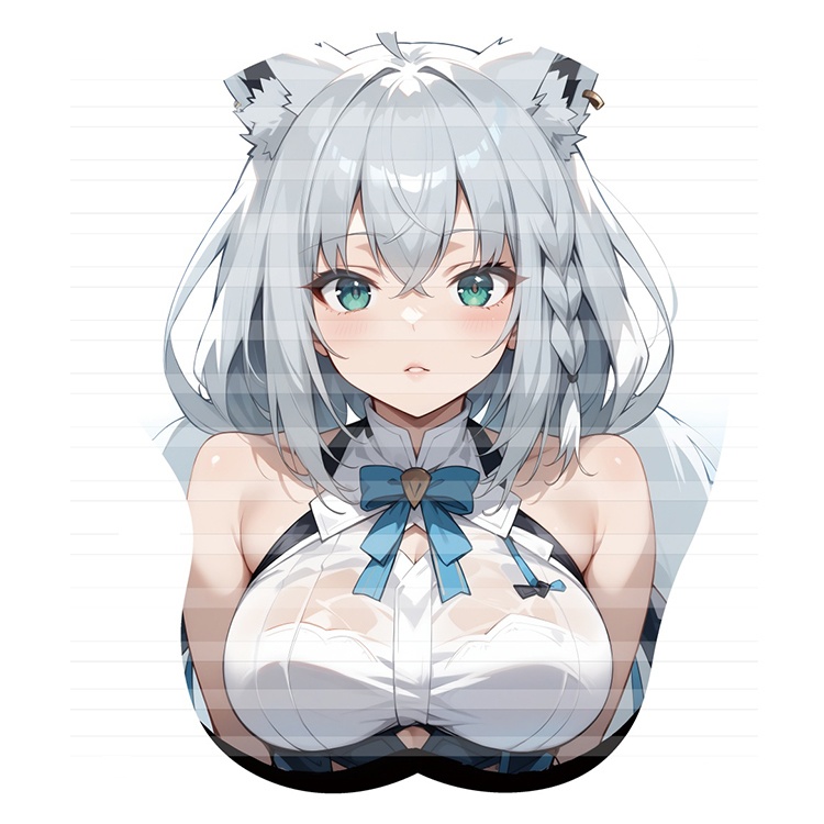 アズールレーン ホロライブ VTuber 白上フブキ マウスパッド