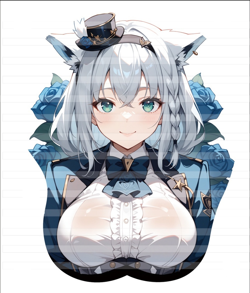 vtuber バーチャル YouTuber 白上フブキ マウスパッド
