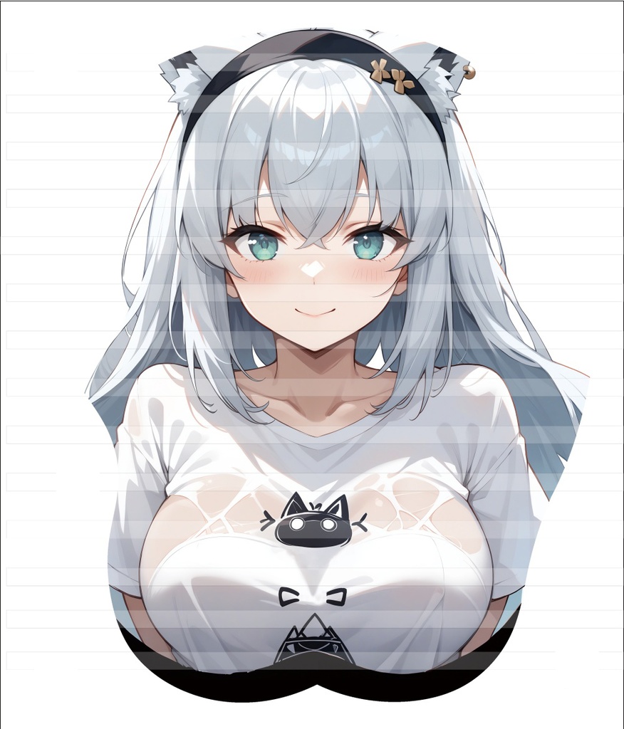 vtuber バーチャル YouTuber 白上フブキ マウスパッド