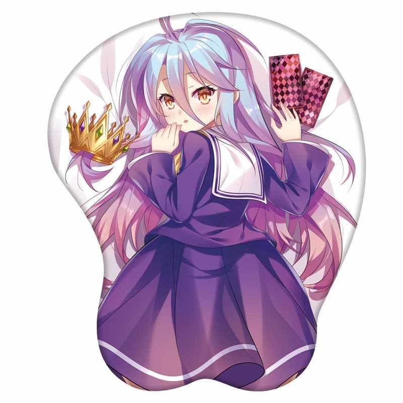 ノーゲーム・ノーライフ 空白 そら しろ マウスパッド
