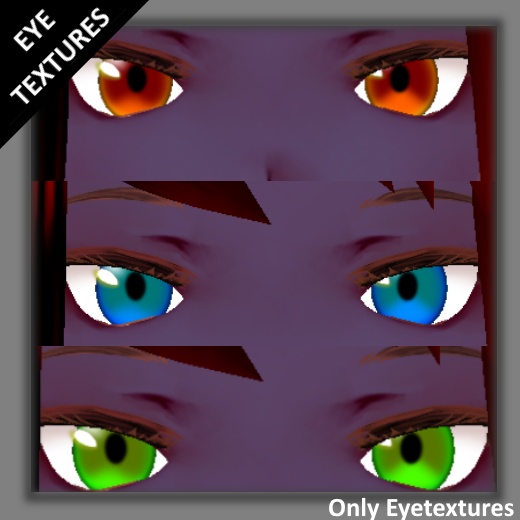 【VRoid】二十 アイテクスチャ  三百八十組み合わせ [20 Custom Eyetextures| 380 possible Combinations]]