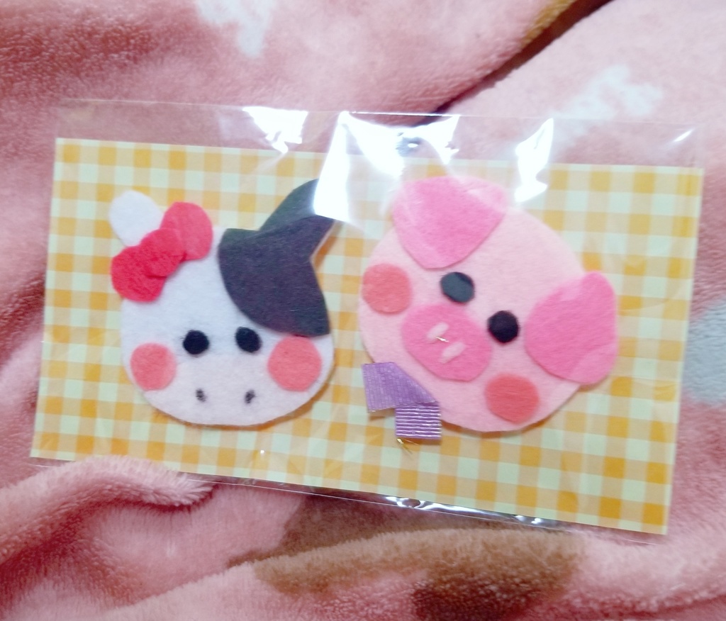 合挽肉マスコット🐷🐮