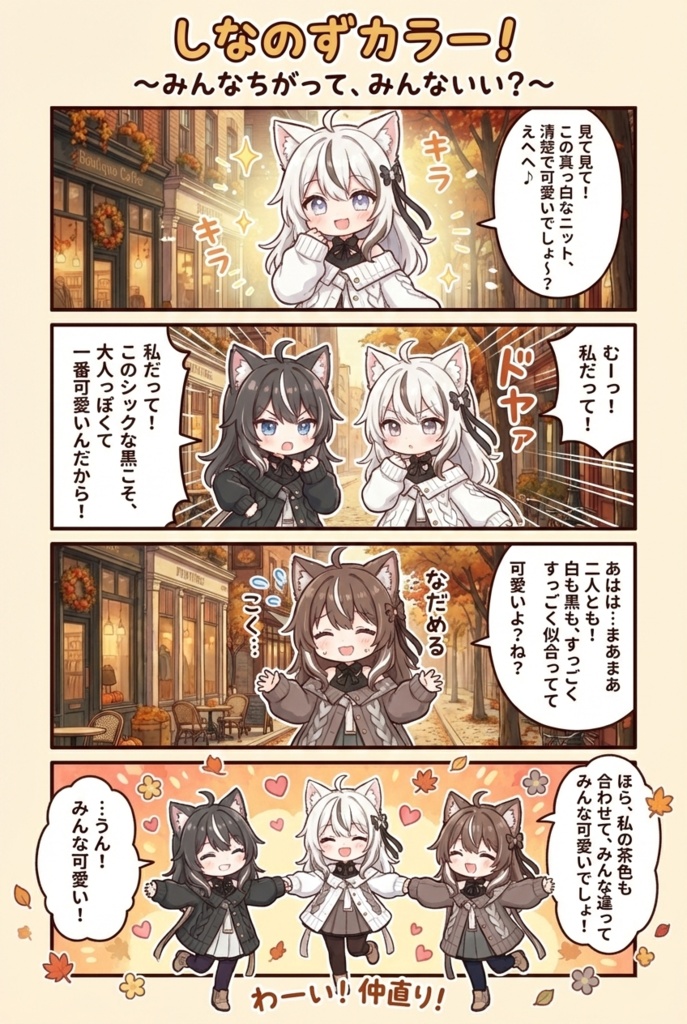 【無料】しなの専用 -Cafe latte mode- 既存髪&既存衣装用 another color texture【VRChat】