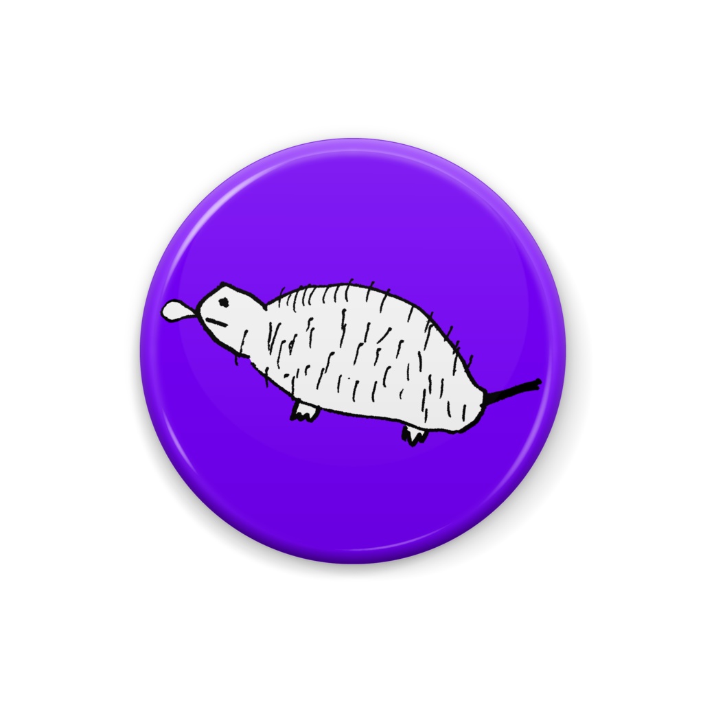 かわいいミニ缶バッジ★パープル