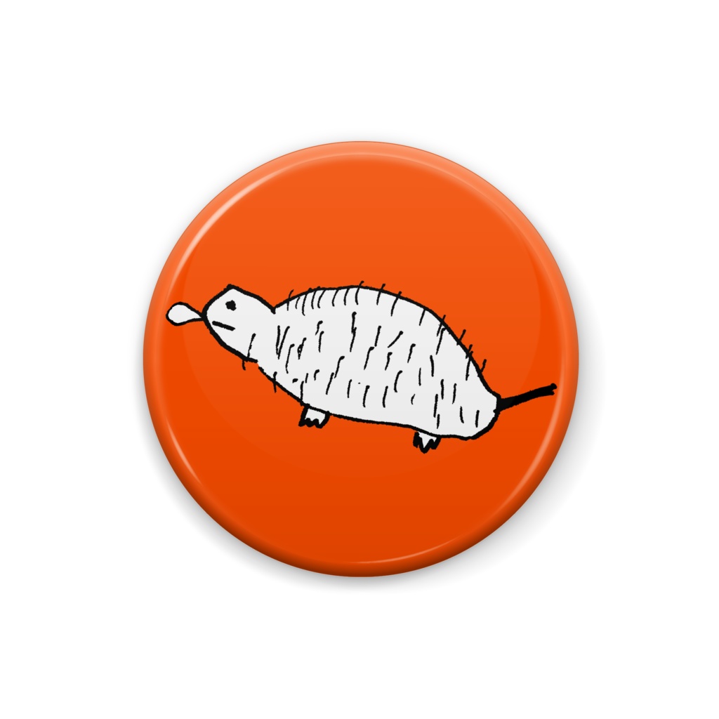 かわいいミニ缶バッジ★朱