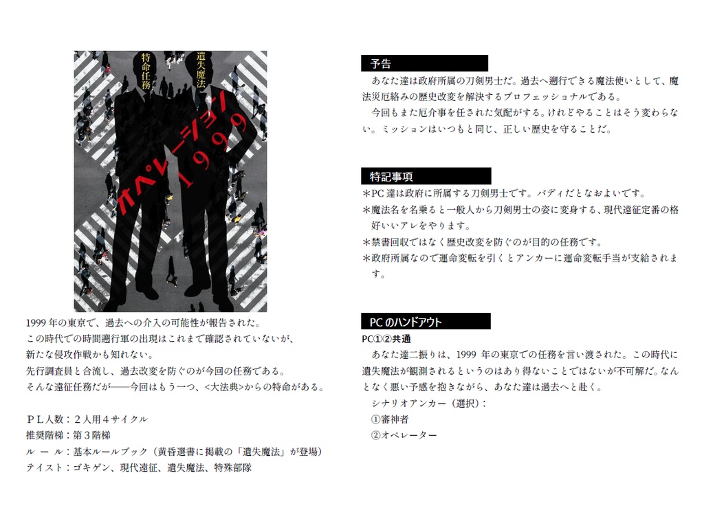 刀剣マギカロギア「オペレーション1999」