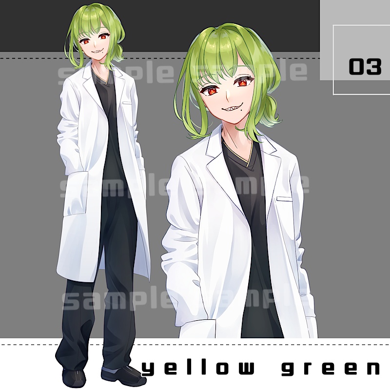 【表情、パーツ追加】立ち絵素材_03(衣装A)