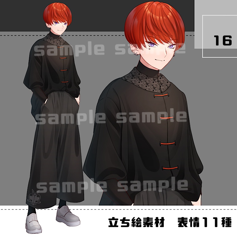 【表情、パーツ追加(15)】立ち絵素材_14_15_16