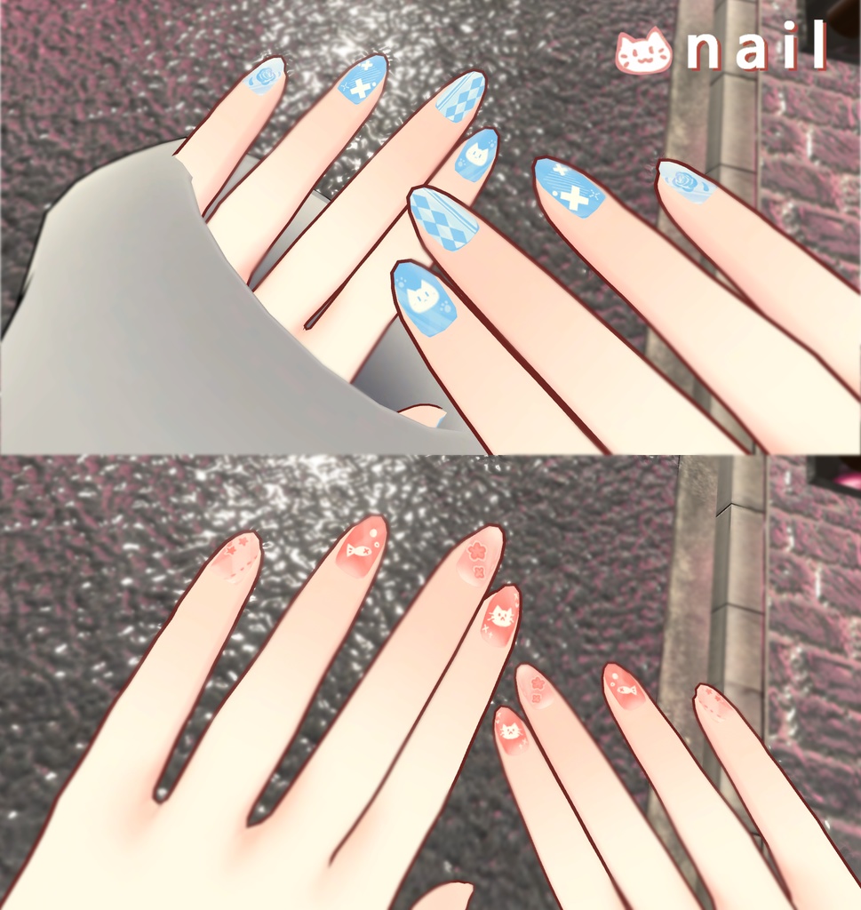 「ASH専用」EYEテクスチャ & ネイル