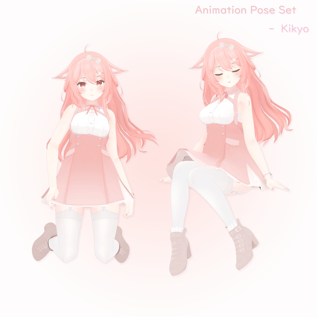 「 ‧₊⁺ 無料 ‧₊⁺」Kikyo - Animation Pose Set