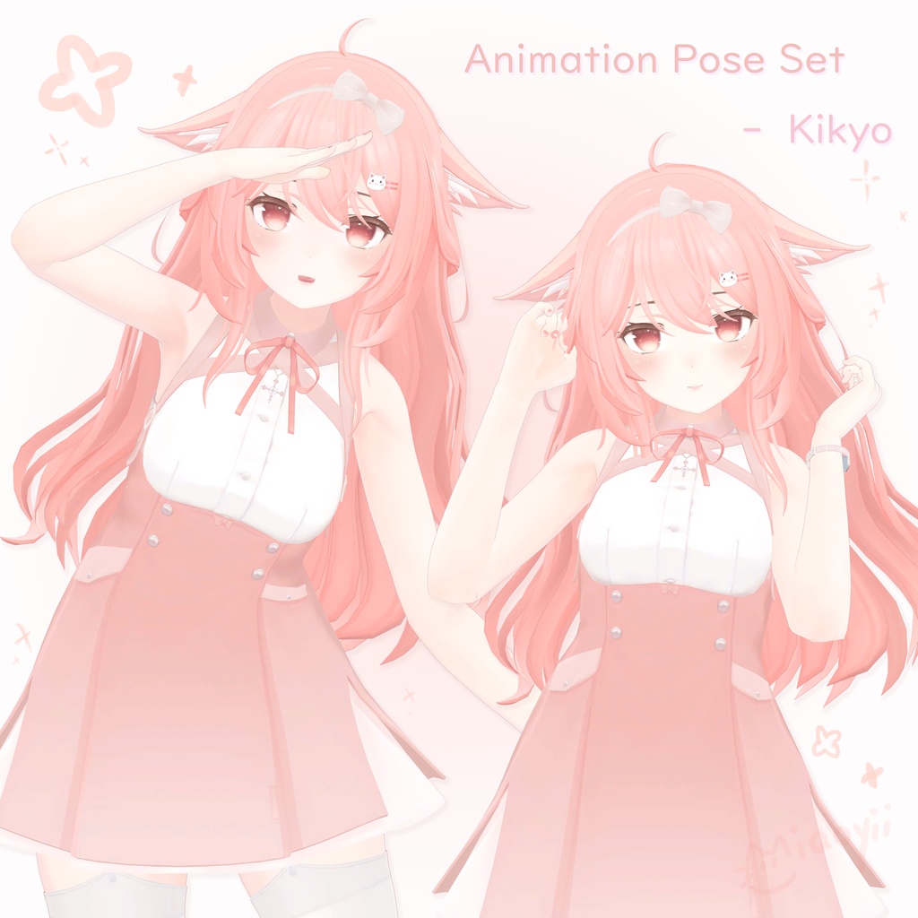 「 ‧₊⁺ 無料 ‧₊⁺」Kikyo - Animation Pose Set