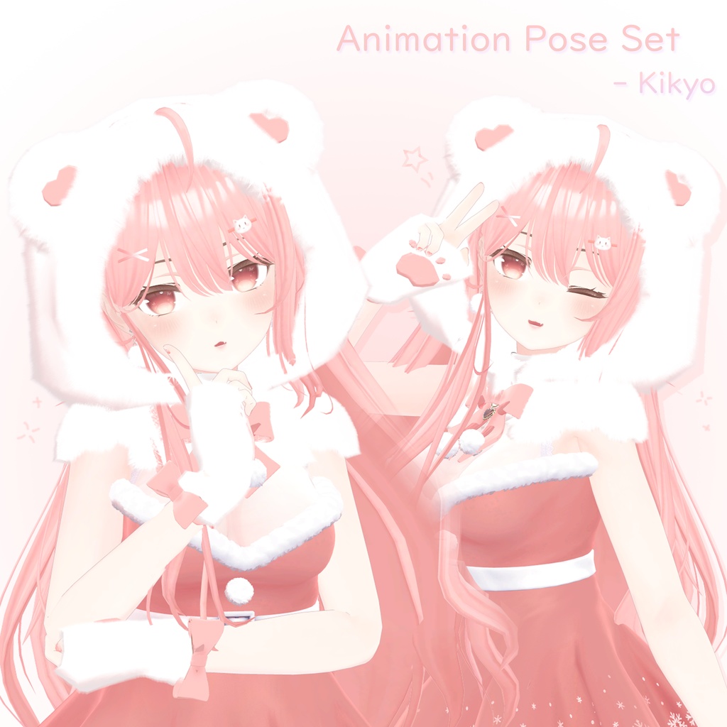 「 ‧₊⁺ 無料 ‧₊⁺」Kikyo - Animation Pose Set [3]