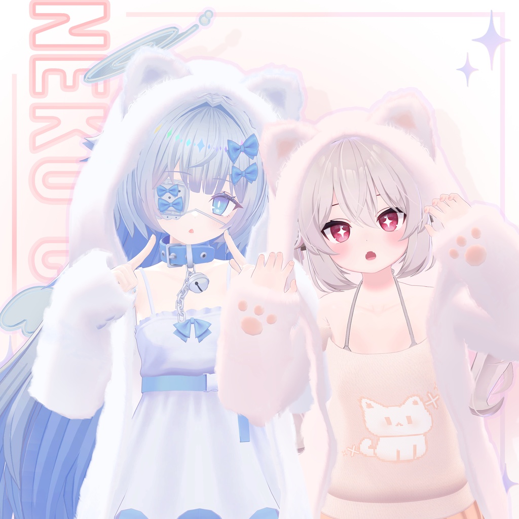 「 15アバター対応 」‧₊⁺ Neko Coat ‧₊⁺