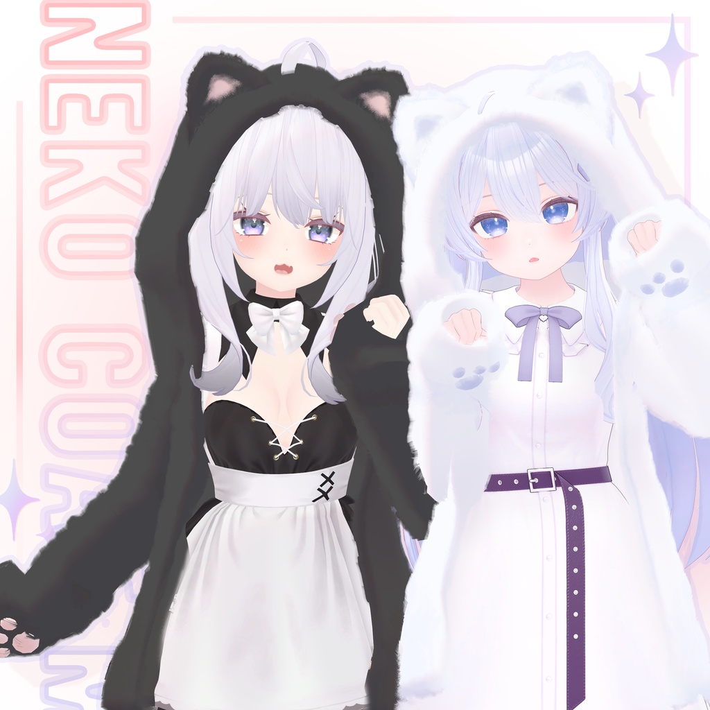 「 15アバター対応 」‧₊⁺ Neko Coat ‧₊⁺