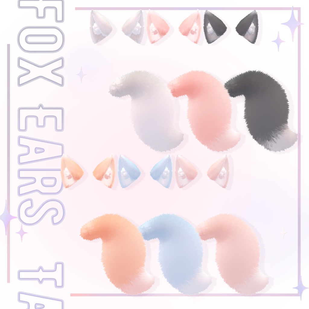 ‧₊⁺ Fox Ears & Tail ‧₊⁺