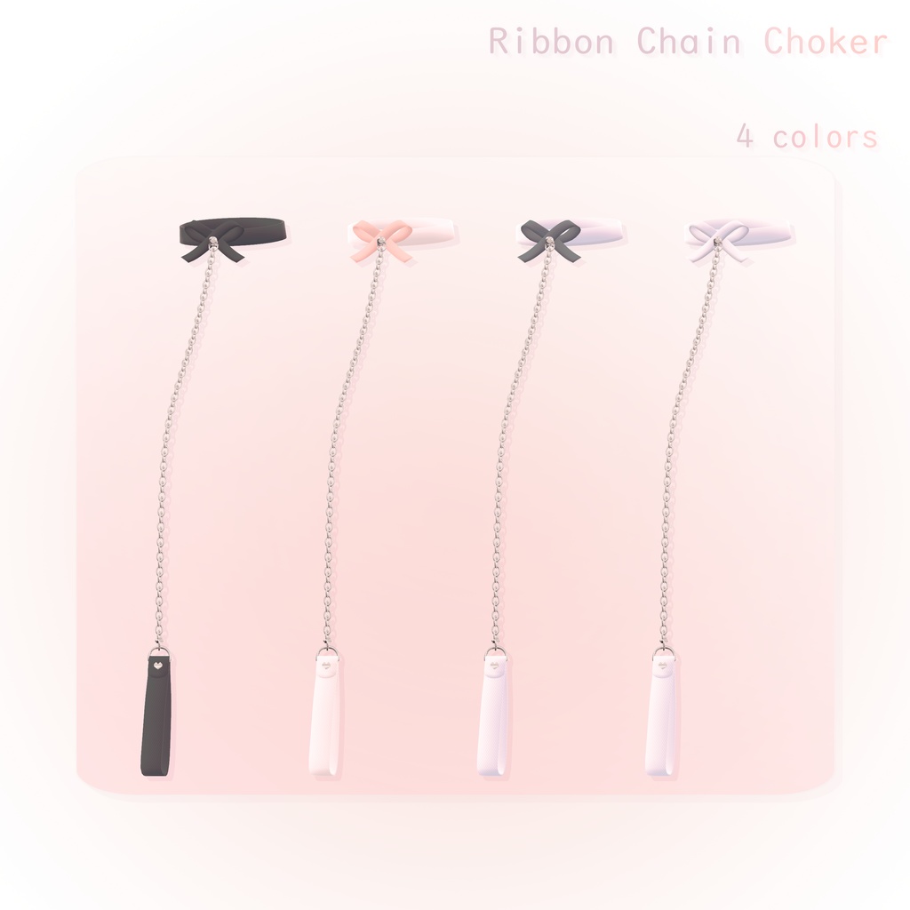 ‧₊⁺ Ribbon Chain Choker ‧₊⁺