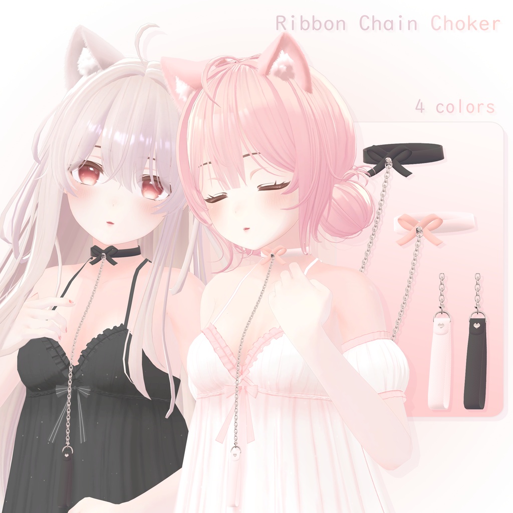 ‧₊⁺ Ribbon Chain Choker ‧₊⁺