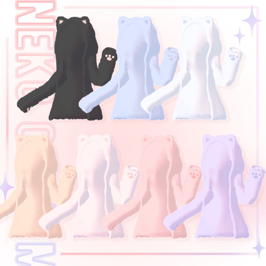 「ルーニャ専用」EYEテクスチャ & Neko Coat