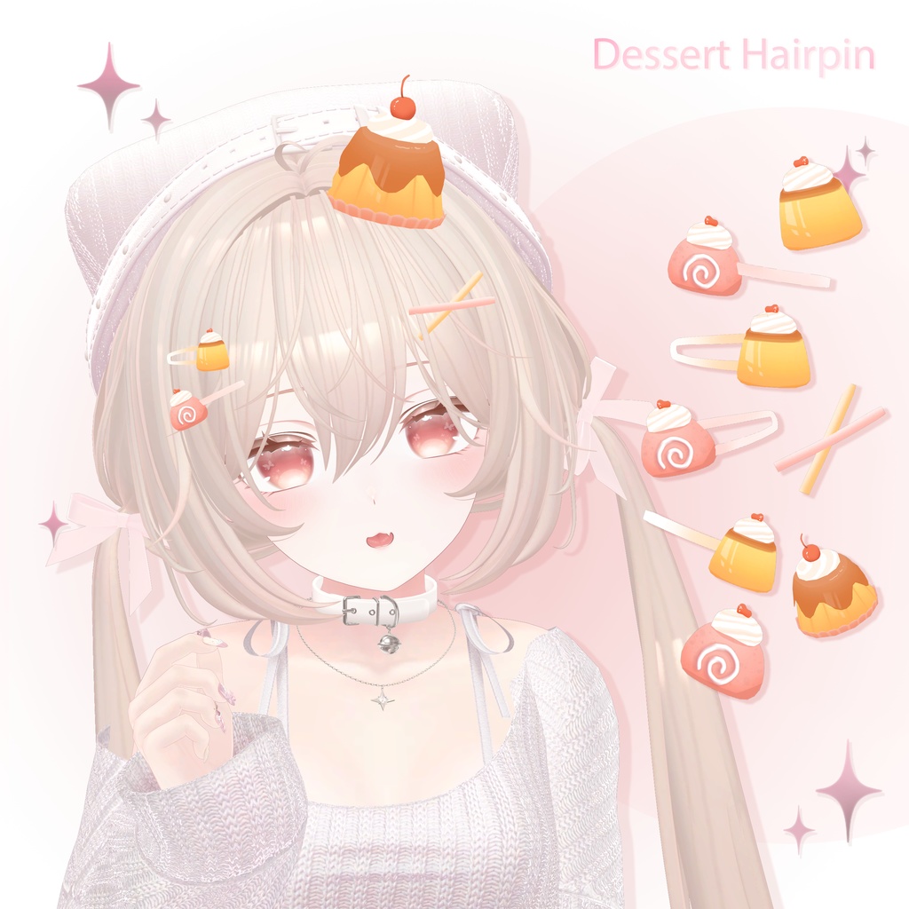‧₊⁺ Dessert Hairpin ‧₊⁺