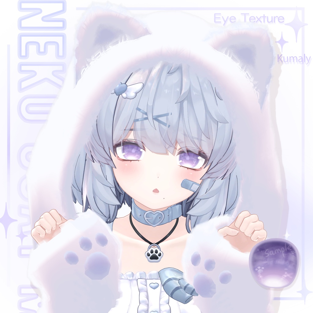 「クマリ専用」EYEテクスチャ & Neko Coat