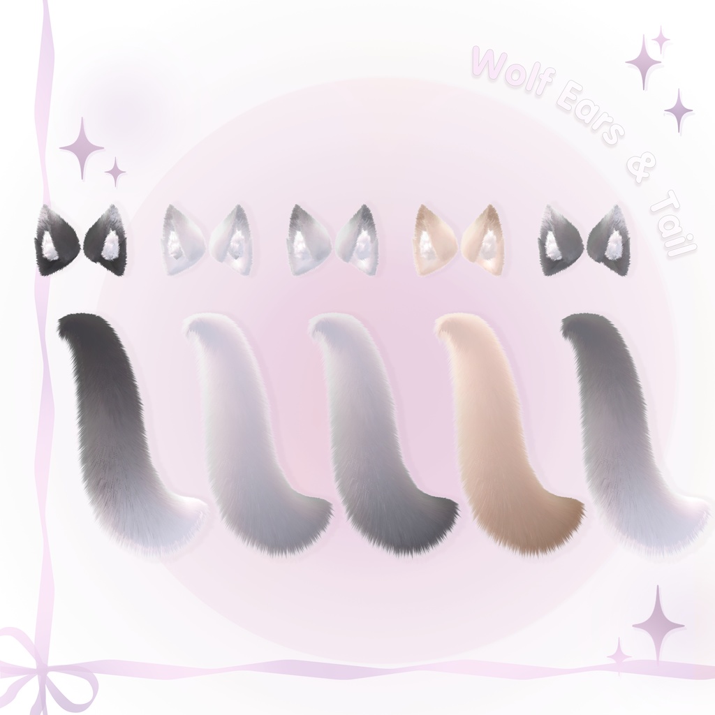 ‧₊⁺ Wolf Ears & Tail ‧₊⁺