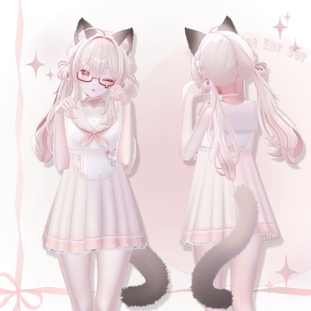 ‧₊⁺ Ragdoll Cat Ear Set‧₊⁺