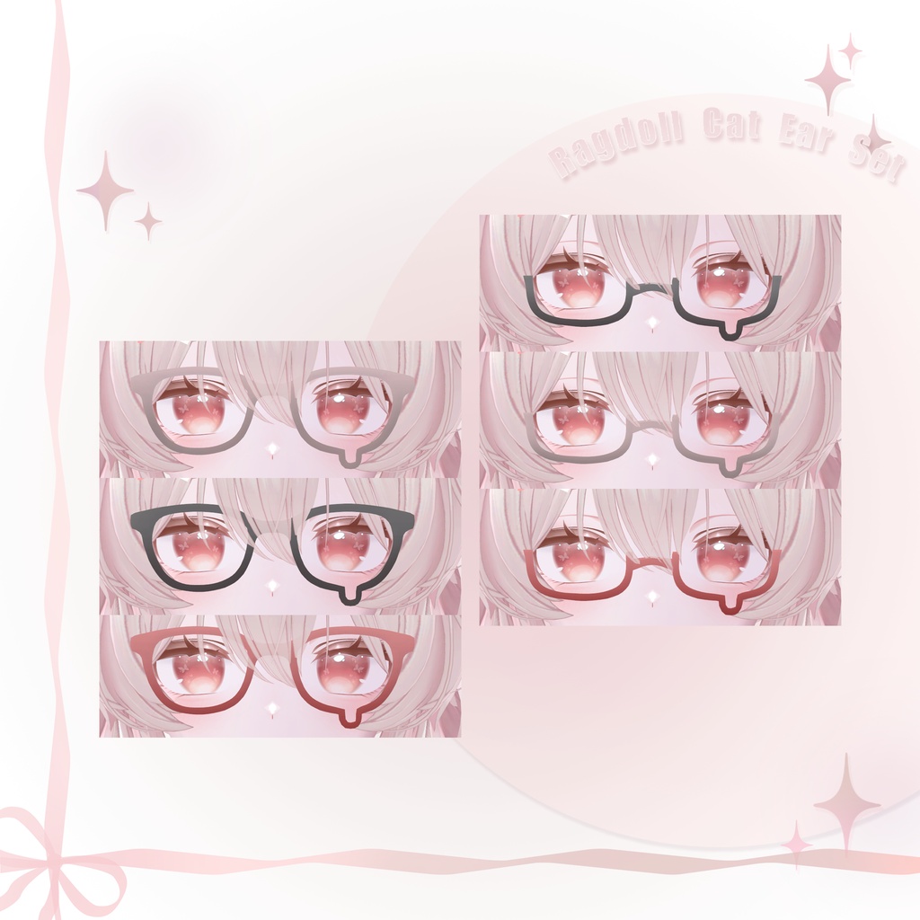 ‧₊⁺ Ragdoll Cat Ear Set‧₊⁺