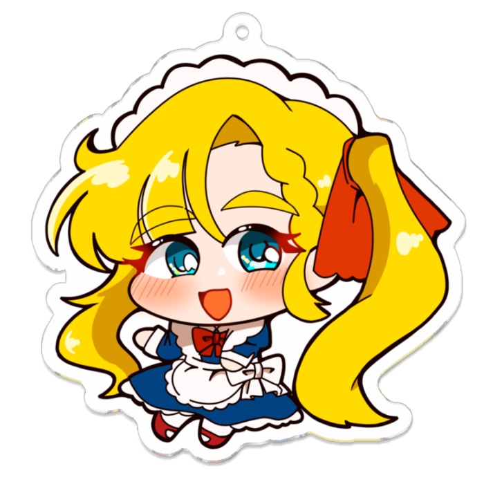 古城りーみん デフォルメアクリルキーホルダー