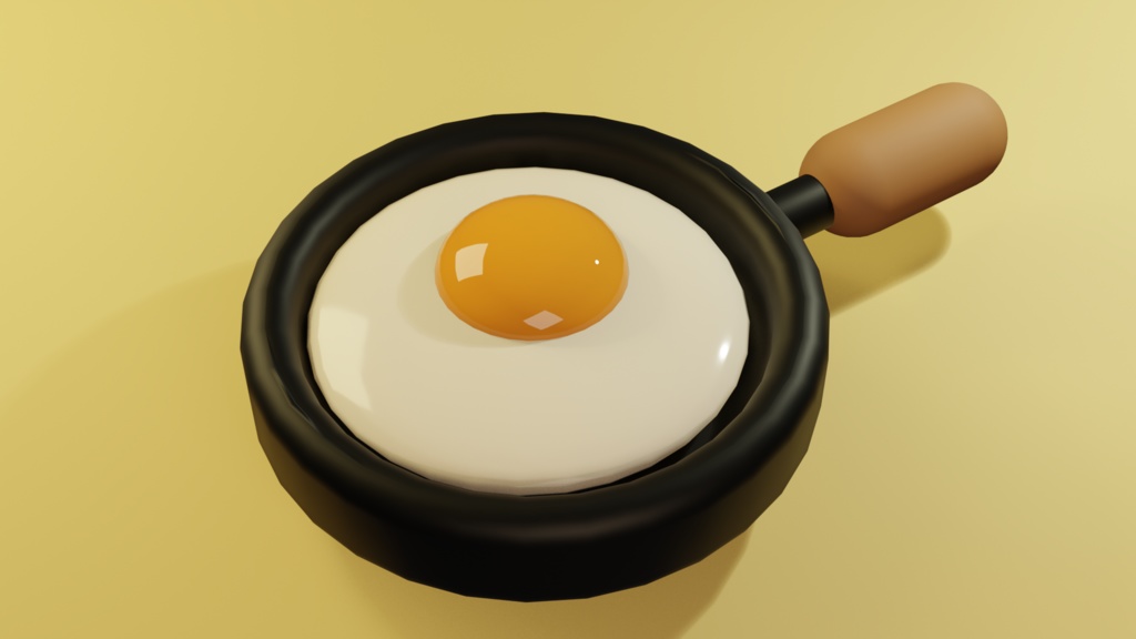 習作・目玉焼き