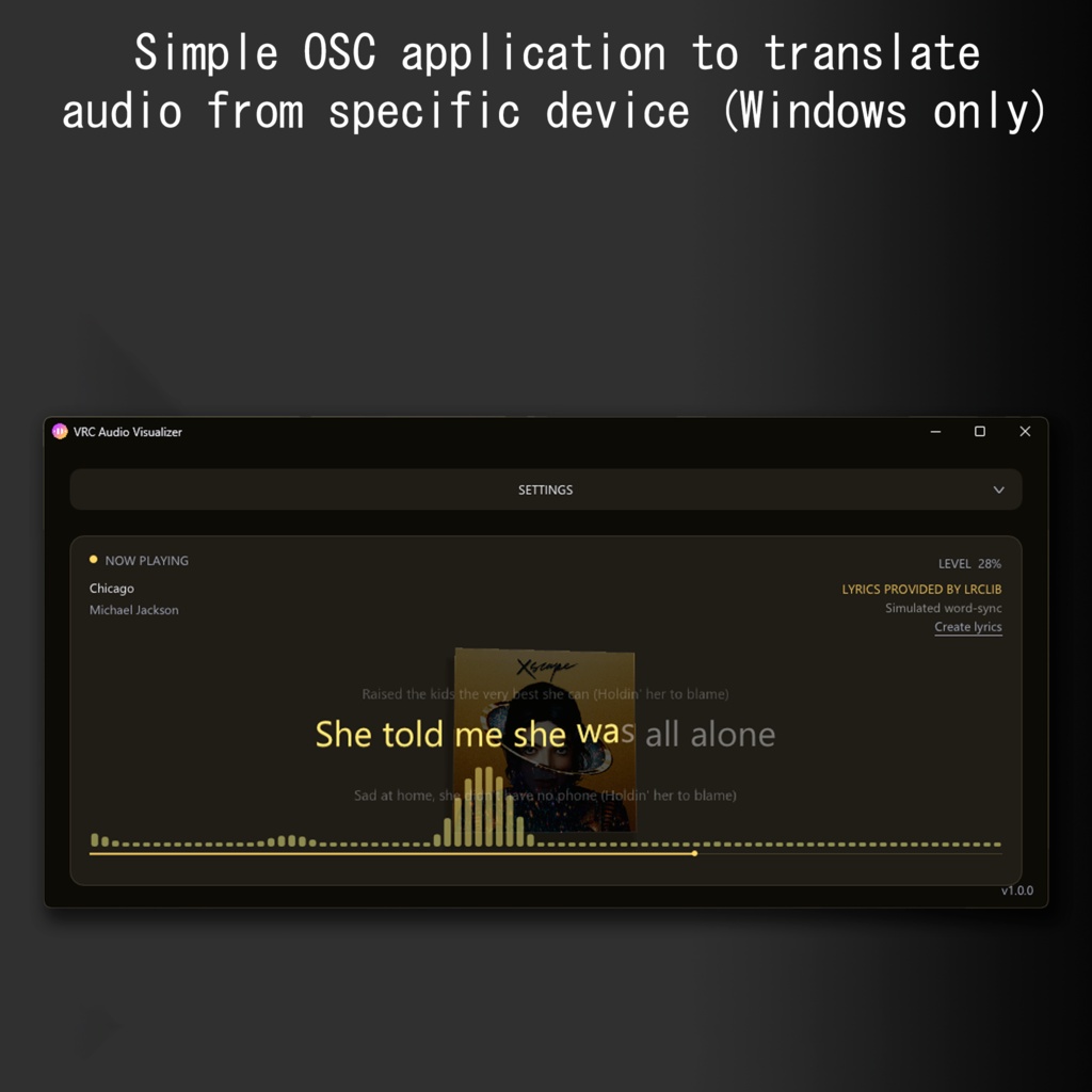 【🔥SALE 】 VRC Audio Visualizer|音楽ビジュアライザー・同期歌詞