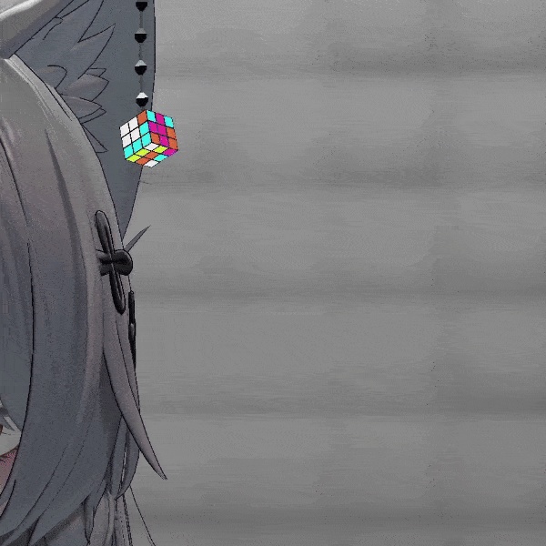 ルービックキューブ – 完全動作&同期対応+イヤリング付き!Functional Rubik's Cube!