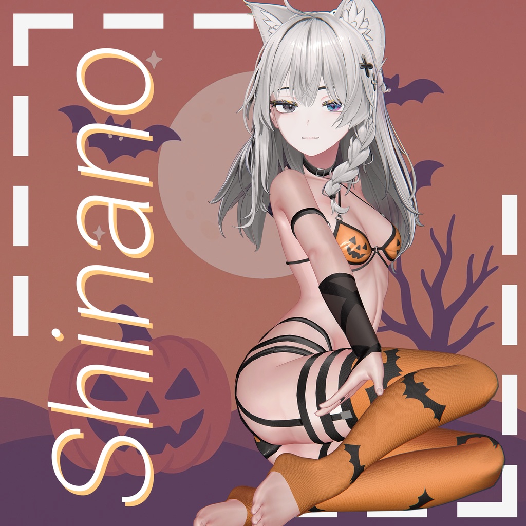 【ラシューシャ更新】【13アバター対応】 🎃ジャック・オー・チャーム (Jack-O'-Charm) ビキニセット