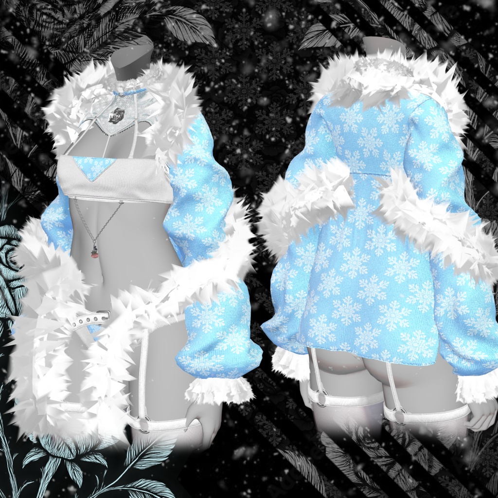 【FREE DLC】🌹❄️Vermilion - Snowy Princess (TEXTURES + MATERIALS ONLY)