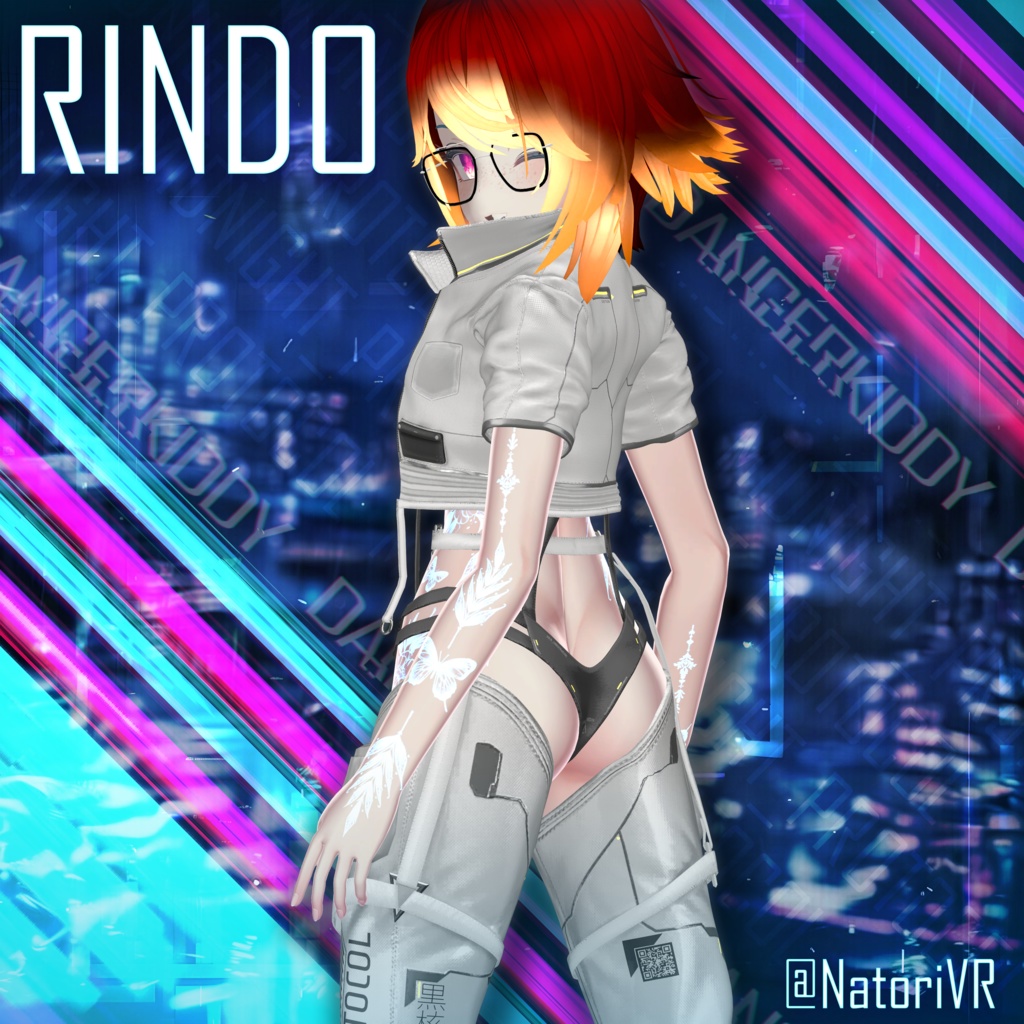 【24アバター対応】 ⚡️MIDNIGHT PROTOCOL + Shinano Cyberware Body Texture