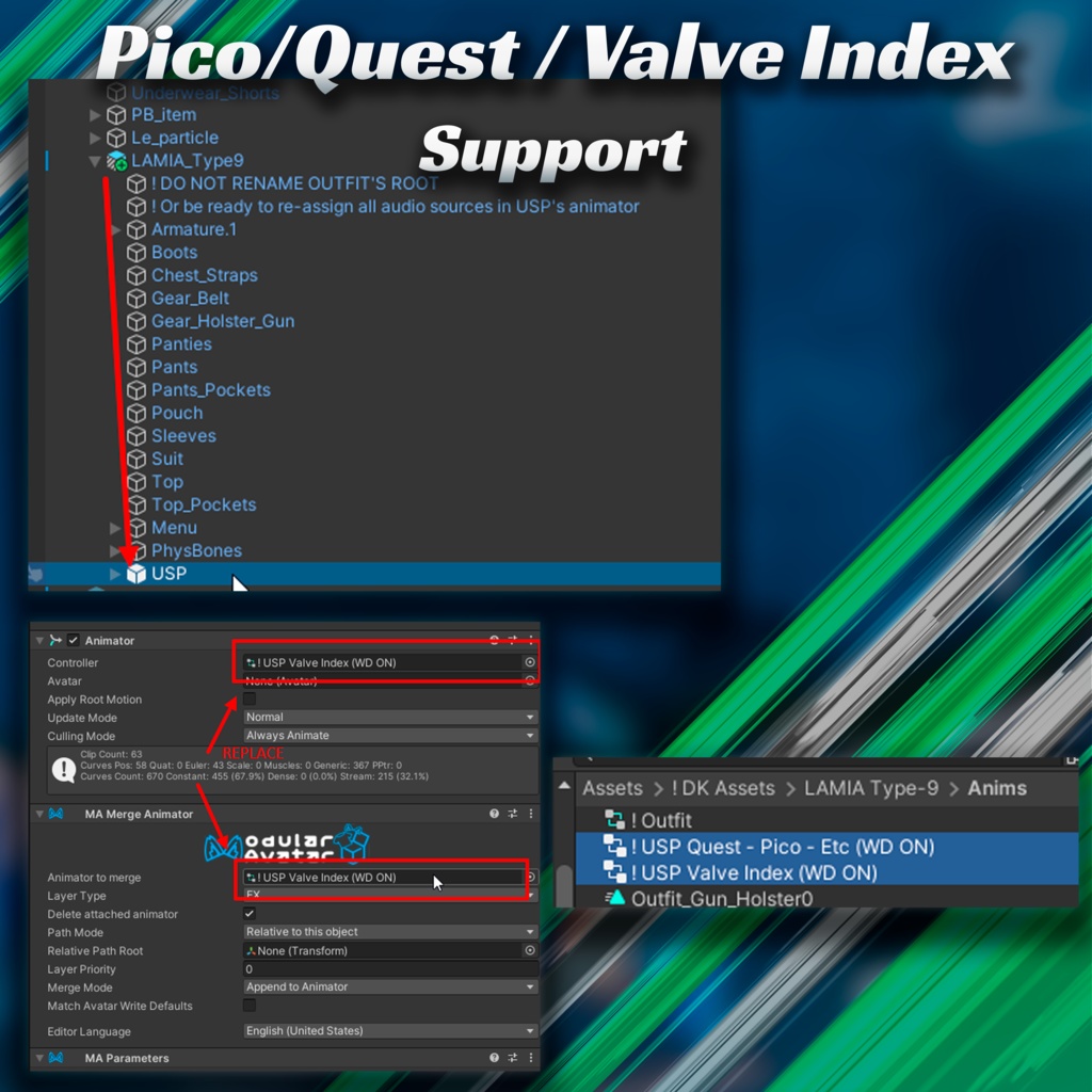 【🔥SALE 】 【24アバター対応】🥷LAMIA Type-9mm