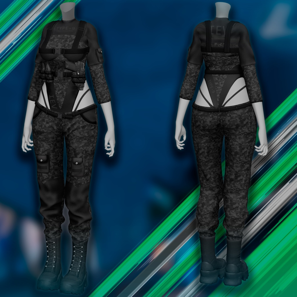 【🔥SALE 】 【24アバター対応】🥷LAMIA Type-9mm