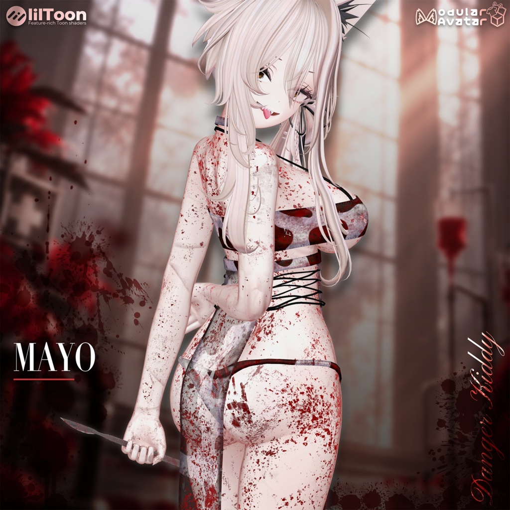 【🔥SALE】 【25 アバター対応】 🩸Bloody Nurse + Bloody Body Texture